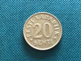 Münzen Münze Umlaufmünze Estland 20 Senti 1996 - Estonia
