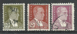 Turkey; 1953 8th Ataturk Issue Stamps - Gebraucht