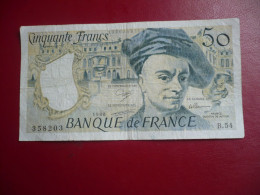 BILLETS DE  50 FRANCS DE LA TOUR    1988 - 50 F 1976-1992 ''quentin De La Tour''