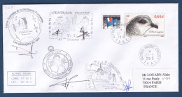 TAAF - Lettre Officielle - YT N° 530 - Faune - Oiseaux - Pétrels - Signé - 2010 - Cartas & Documentos