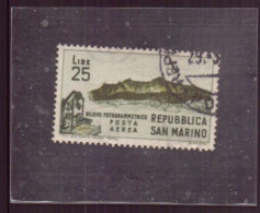 San Marin, 1952 PA N° 98 Oblitéré ( Côte 3€ ) - Luchtpost