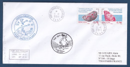 TAAF - Lettre Officielle - YT N° 578 Et 579 - Minéraux - 2011 - Covers & Documents