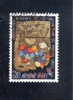 1996 Nazioni Unite - Ginevra - Federazione Mondiale Delle Associazioni Per Le Nazioni Unite - Used Stamps