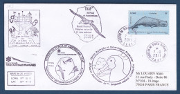 TAAF - Lettre Officielle - YT N° 588 - Faune - Baleines Des Mers Australes - 2011 - Covers & Documents