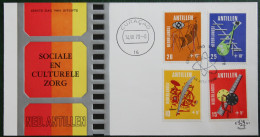 FDC 1970 Cultuurzegels Culture NVPH 426-429 E61 NEDERLANDSE ANTILLEN  NETHERLANDS ANTILLES - Curaçao, Nederlandse Antillen, Aruba