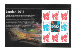 GB London 2012  PRESTIGE BOOKLET PANE WITH DEFINITIVES - Unused Stamps