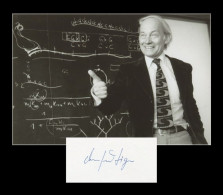 Manfred Eigen (1927-2019) - Biophysical Chemist - Signed Card + Photo - 1982 - Nobel Prize - Inventeurs & Scientifiques