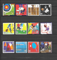 GB London 2012  SINGLE SELF ADHESIVE STAMPS  (12)  Ex Machine  BOOKLETS - See Scan - Unused Stamps