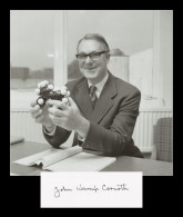 John Cornforth (1917-2013) - British Chemist - Signed Card + Photo - Nobel Prize - Inventors & Scientists