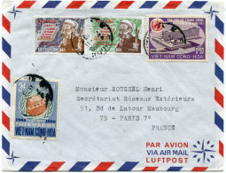 VIET NAM LETTRE PAR AVION DEPART SAIGON  ( 22-11-1970 ) VIET-NAM POUR LA FRANCE - Viêt-Nam