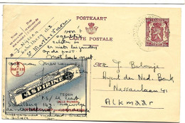 St Martens Voeren Postkaart Asperine Naar Alkmaar 1948 1699 D1 - Voeren