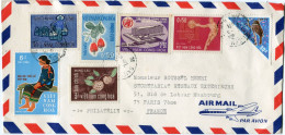 VIET NAM LETTRE PAR AVION DEPART SAIGON 21-5-1971 VIET-NAM POUR LA FRANCE - Viêt-Nam