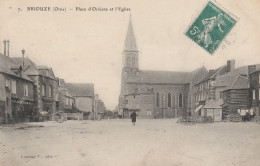 61 -  BRIOUZE - Place D' Orléans Et L' Eglise - Briouze