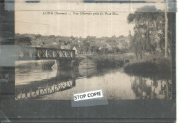 08-2023 - AIR150/1388 - SOMME - 80 - LONG Près AILLY LE HAUT CLOCHER -600 Hab - Vue Générale Prise Du Pont Bleu - Ailly Le Haut Clocher