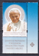 2014 - VATICANO-POLONIA - Canonizzazione Di Papa Giovanni Paolo II - MNH ** - Emissions Communes