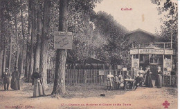 Delcampe - CRETEIL CHEMIN DU MORBRAS ET CHALET DE MA TANTE ,JOLI PLAN ANIME    REF 79871 - Creteil