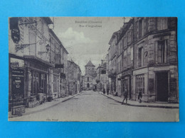 16 ) Rouillac - N° - Rue D'Angoulême - Année:1927 - EDIT: Blaum - Rouillac