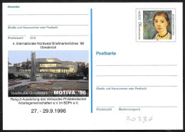 Germania/Germany/Allemagne: Intero, Stationery, Entier, "MOTIVA '96" - Postkarten - Ungebraucht