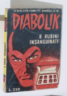 37650 DIABOLIK - A. XIII Nr 18 - 8 Rubini Insanguinati - Diabolik