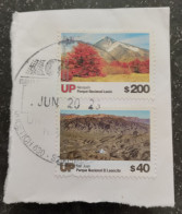 ARGENTINA - Fragmento Con Sellos Serie Parques Nacionales Serie UP - Alto Valor - Storia Postale