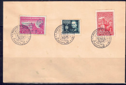 Jugoslawien 1945 - Befreiung Makedoniens, FDC Mit MiNr. 458 (+ 451 Und 454) - FDC