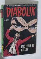 37672 DIABOLIK - A. XIV Nr 21 - Misterioso Killer - Diabolik