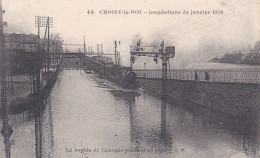 CHOISY LE ROI INONDATIONS DE JANVIER 1910 RAPIDE DE LIMOGES PASSANT EN GARE A VOIR !!!   REF 79876 - Überschwemmungen