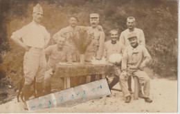 DELVINAKI - Des Militaires Qui Posent En 1917 ( Carte Photo )  Rare - Grèce