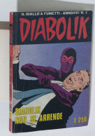 37692 DIABOLIK - A. XVI Nr 1 - Diabolik Non Si Arrende - Diabolik