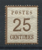 France Alsace-Lorraine N°7* (MH) 1870 - Guerre De 1870 - Nuevos