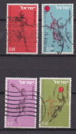 ISRAEL, 1964, Used Stamp(s)  Without  Tab, Olympic Games - Tokyo , SG Number(s) 278-281, Scannr. 19025 - Usados (sin Tab)