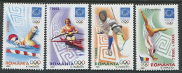 Romania:Unused Stamps Serie Athens Olympic Games 2004, MNH - Verano 2004: Atenas