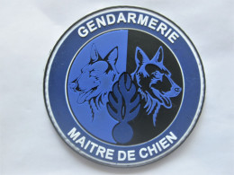 COLLECTION GEND. MAITRE DE CHIEN  SCRATCH AU DOS 85MM - Policia