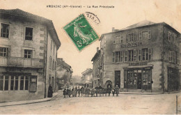 Ambazac * La Rue Principale * Horlogerie Galeries Limousines * Commerce Magasin Enfants Villageois - Ambazac