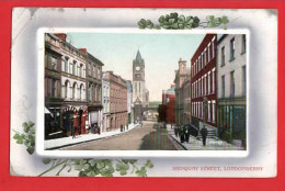 NORTHERN IRELAND   LONDONDERRY  SHIPQUAY ST   SHAMROCK BORDER  Pu 1909 - Londonderry