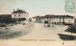 Chateauponsac * 1906 * Place De L'hôtel De Ville * Epicerie Mercerie - Chateauponsac