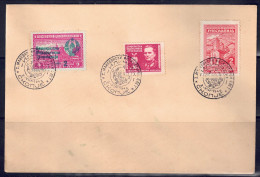 Jugoslawien 1945 - Befreiung Makedoniens, FDC Mit MiNr. 458 (+ 451 Und 455) - FDC