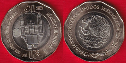 Mexico 20 Pesos 2021 "Fall Of Mexico-Tenochtitlan" BiMetallic Coin UNC - Mexique