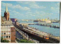 S-Bahn Hamburg-Überseebrücke,1973  Gelaufen - Métro