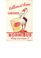 BUVARD -  PUBLICITE  LA MOUTARDE - BORNIBUS - Mostard