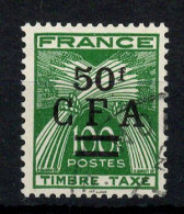 Reunion - CFA YV Taxe 44 Obliteré Gerbe - Postage Due