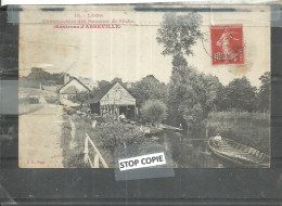 08-2023 - AIR150/1388 - SOMME - 80 - LONG Près AILLY LE HAUT CLOCHER -600 Hab - Légende Rouge - Construction Bateau De P - Ailly Le Haut Clocher