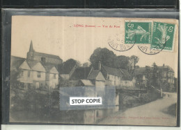 08-2023 - AIR150/1388 - SOMME - 80 - LONG Près AILLY LE HAUT CLOCHER -600 Hab - Légende Rouge - Vue Du Pont - Ailly Le Haut Clocher