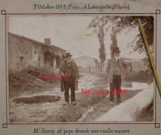 Photo 1893 La Brochette St Savin Gironde Mr Garny Tirage Albuminé Albumen Print - Old (before 1900)