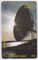 Falkland Islands Receiving Dish  Phonecard - Fine Used - 2CWFC - Islas Malvinas