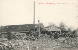 41 - LOIR ET CHER - MARCHENOIR - Scierie, Bois - Chantier Des Grumes - Beau Cliché Fontaine - 10640 - Marchenoir