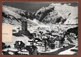 (RECTO / VERSO) HOSPENTAL EN 1966 - GEGEN DIE OBERALP - BEAUX TIMBRES ET CACHET - CPSM GF - Hospental