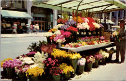 California San Francisco Sidewalk Flower Stands 1962 - San Francisco