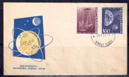 Jugoslawien 1958 - Geophysikalisches Jahr, FDC Mit MiNr. 868 + 869 - FDC