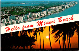 Florida Greetings Hello From Miami Beach Split View - Miami Beach